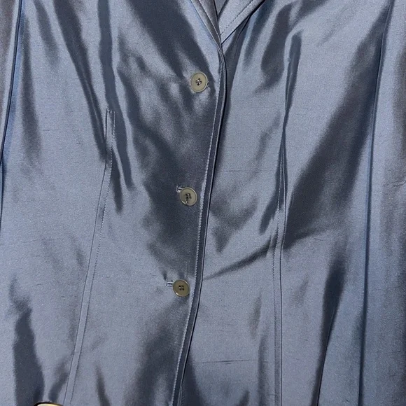 Ann Taylor silk size 12 blazer jacket - Picture 3 of 4